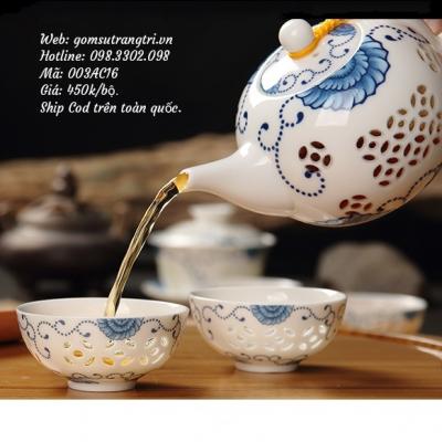 Bộ Ấm Chén Thấu Quang